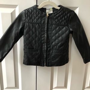 Genuine kids by Oshkosh faux leather coat 3t